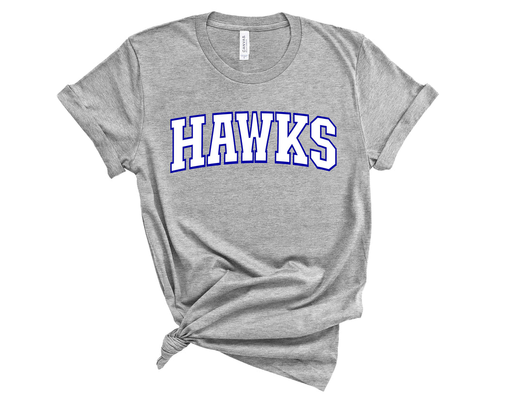 VARSITY FONT-- HAWKS grey