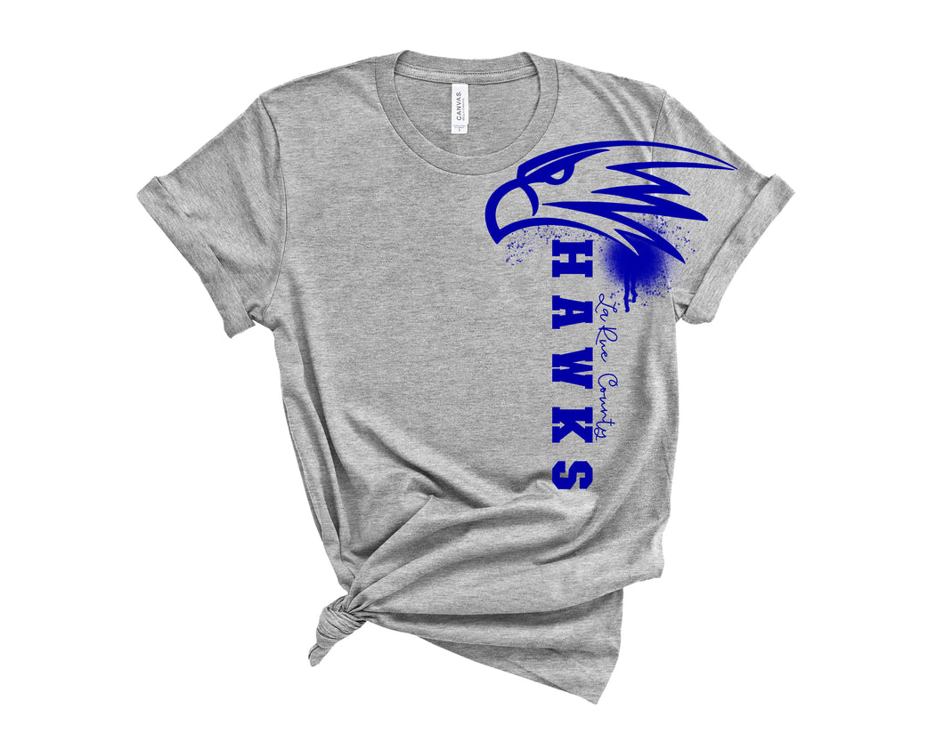hawks sideways grey