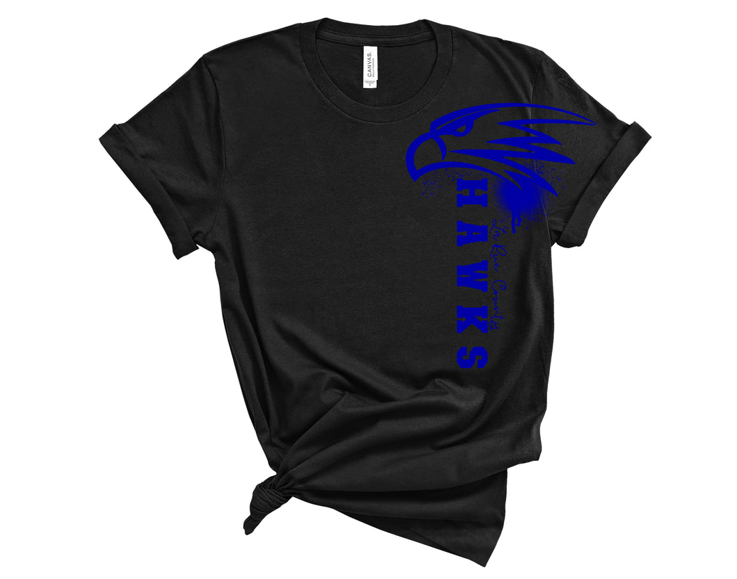 hawks sideways black