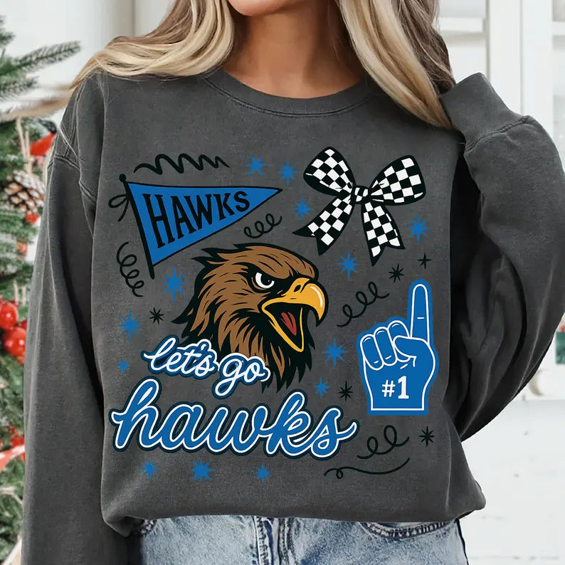 HAWKS VIBES CHARCOAL