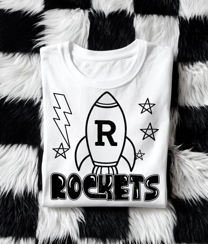 ROCKETS ON RED